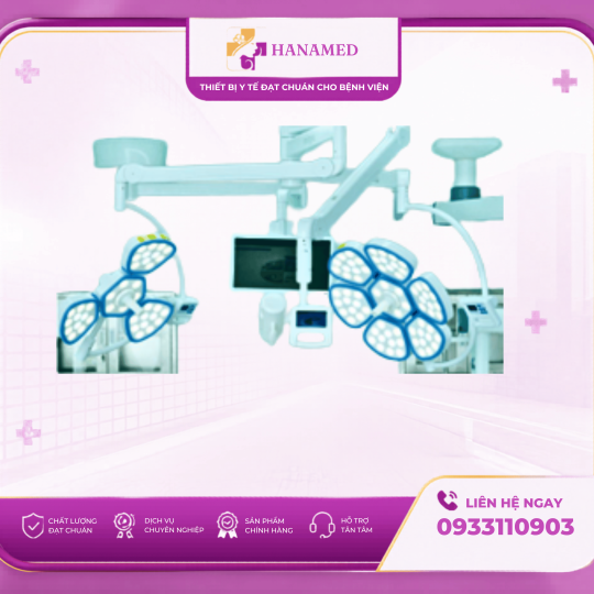 ĐÈN PHẪU THUẬT TREO TRẦN MINGXU MODEL: MXLED700/500 Petal (tích hợp camera và màn hình để bàn)
